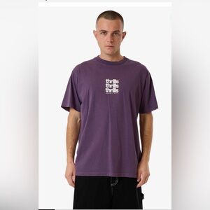 Thrills Blurred State Merch Fit Tee Organic Cotton , size XXL